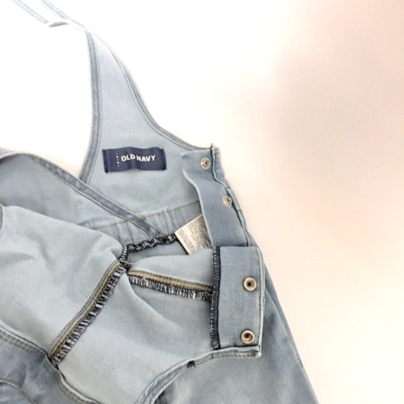 Old Navy Light Wash Denim Overalls 2T - Picture 4 of 6